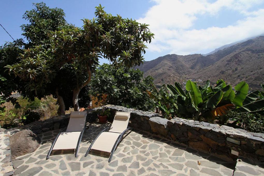 Casa Rural Los Aromos - Wunderschones Landhaus Mit Meerblick Hermigua Exteriör bild