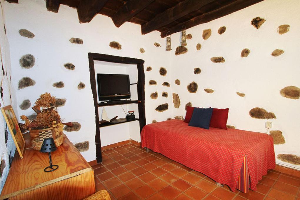Casa Rural Los Aromos - Wunderschones Landhaus Mit Meerblick Hermigua Exteriör bild